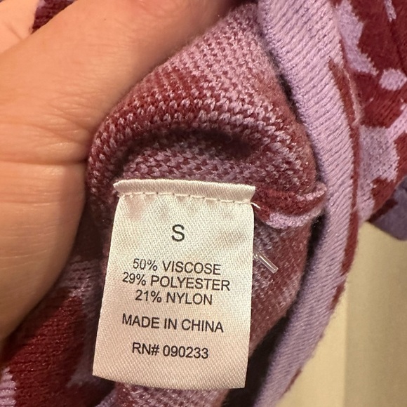 L.A. Hearts cute floral short sleeve sweater size small - Picture 10 of 10